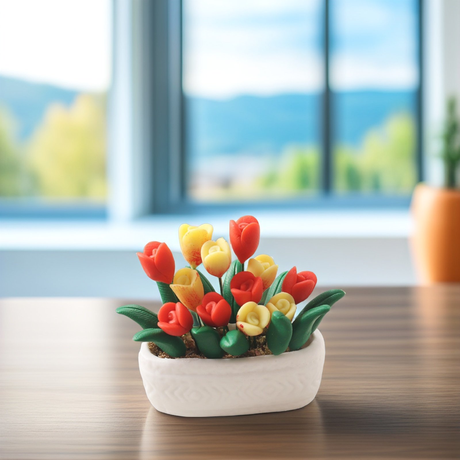 Bonsai Garden Europe - Miniaturowa dekoracja w postaci tulipana w