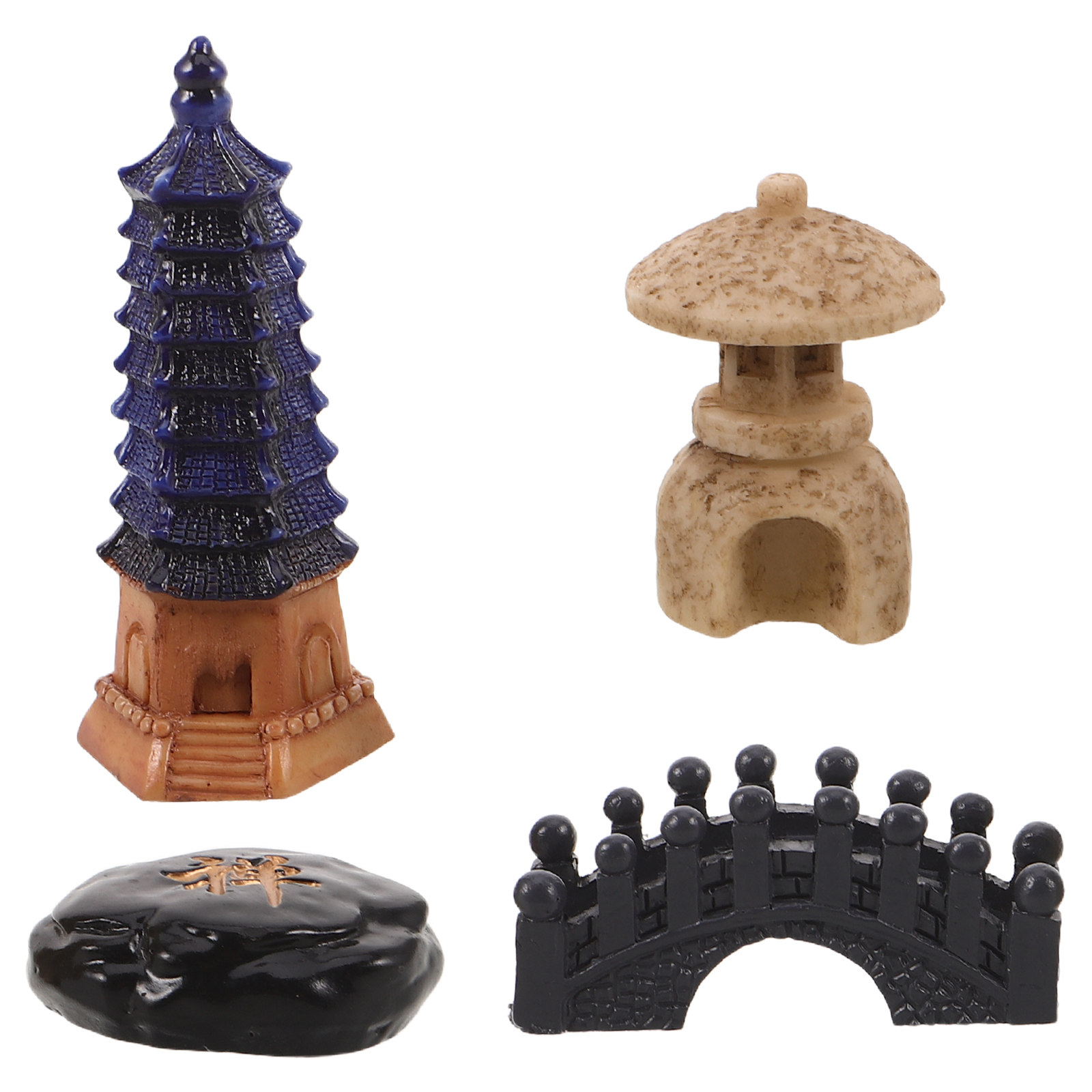Bonsai Zen Garden Set - 4 szt. Japońskie akcesoria do ogrodu