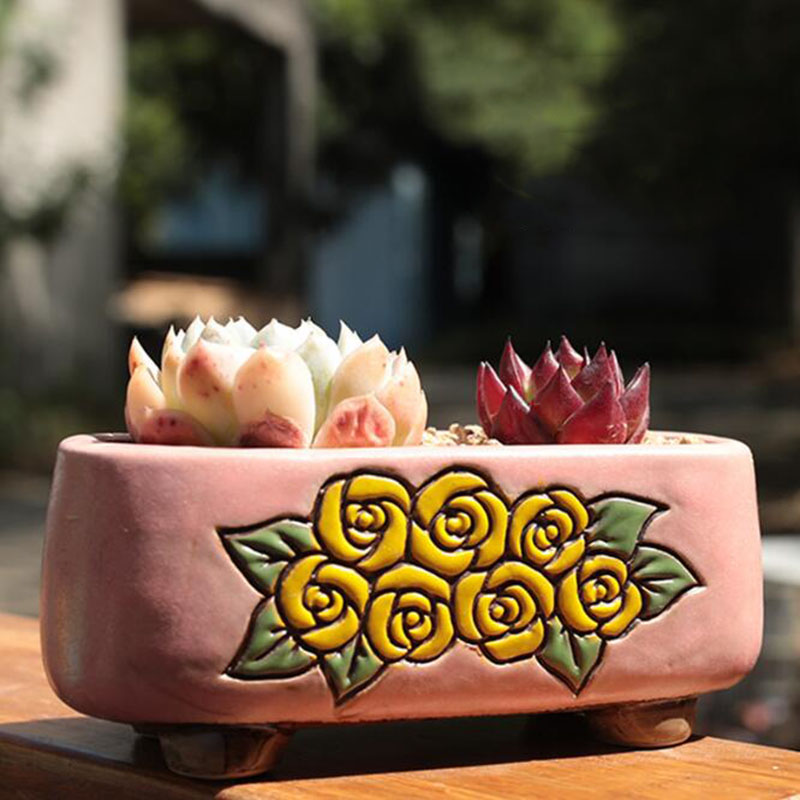 Ceramiczny prostokątny kwiatow – Bonsai Garden Europe recenzja i cena