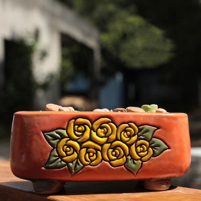 Ceramiczny prostokątny kwiatow – Bonsai Garden Europe recenzja i cena