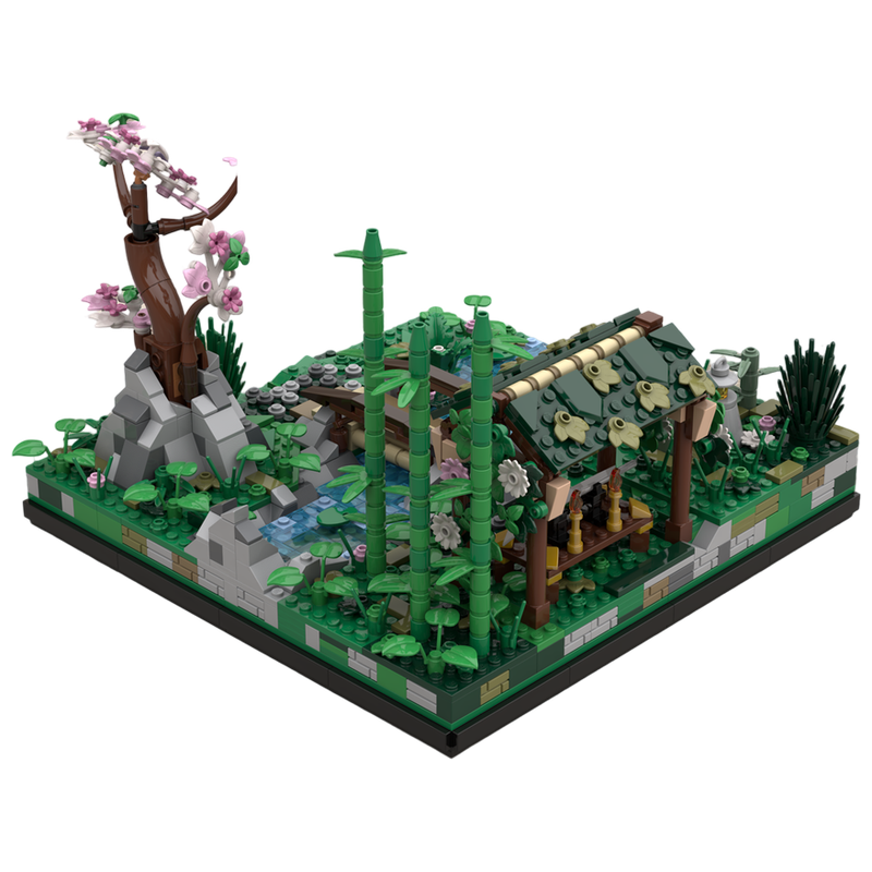 Model Japońskiego Ogrodu MOC K – Japanese Garden Bonsai recenzja i cena