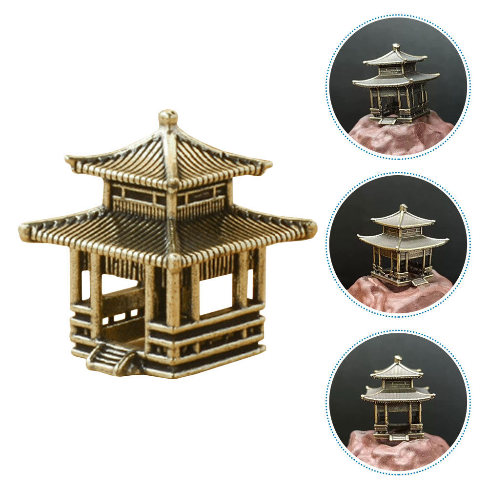 Mosiężny ornament pawilonu w s – Bonsai Garden Set Up recenzja i cena