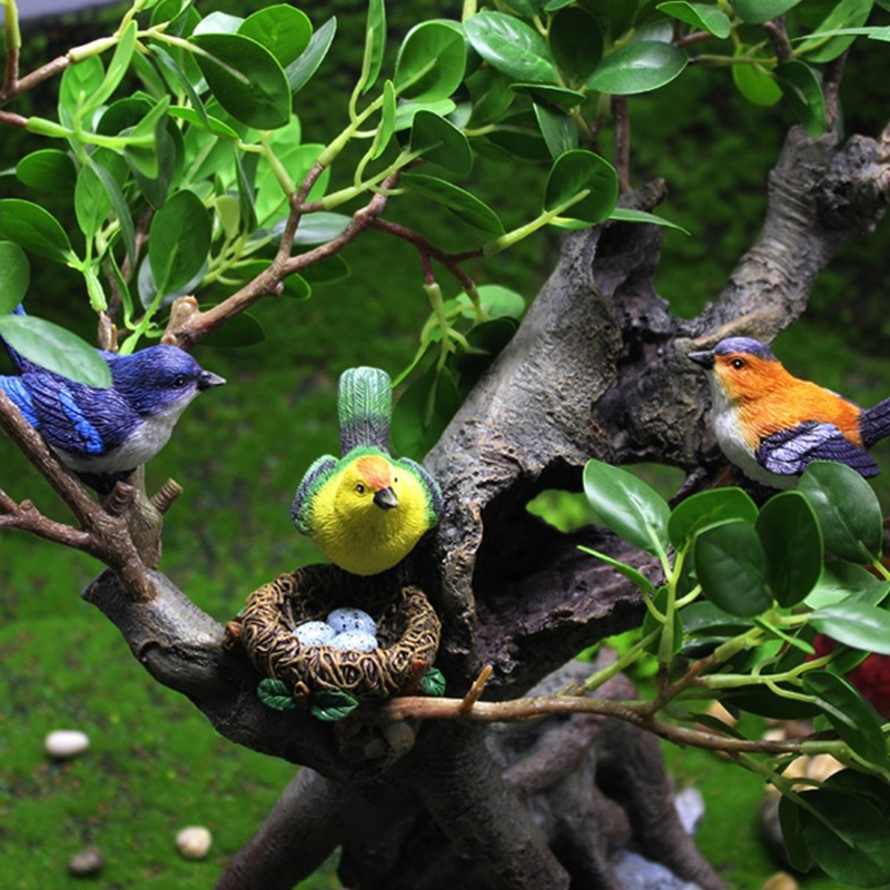B*4 szt. Mini Figurki Ptaków M – Bonsai Garden Europe recenzja i cena