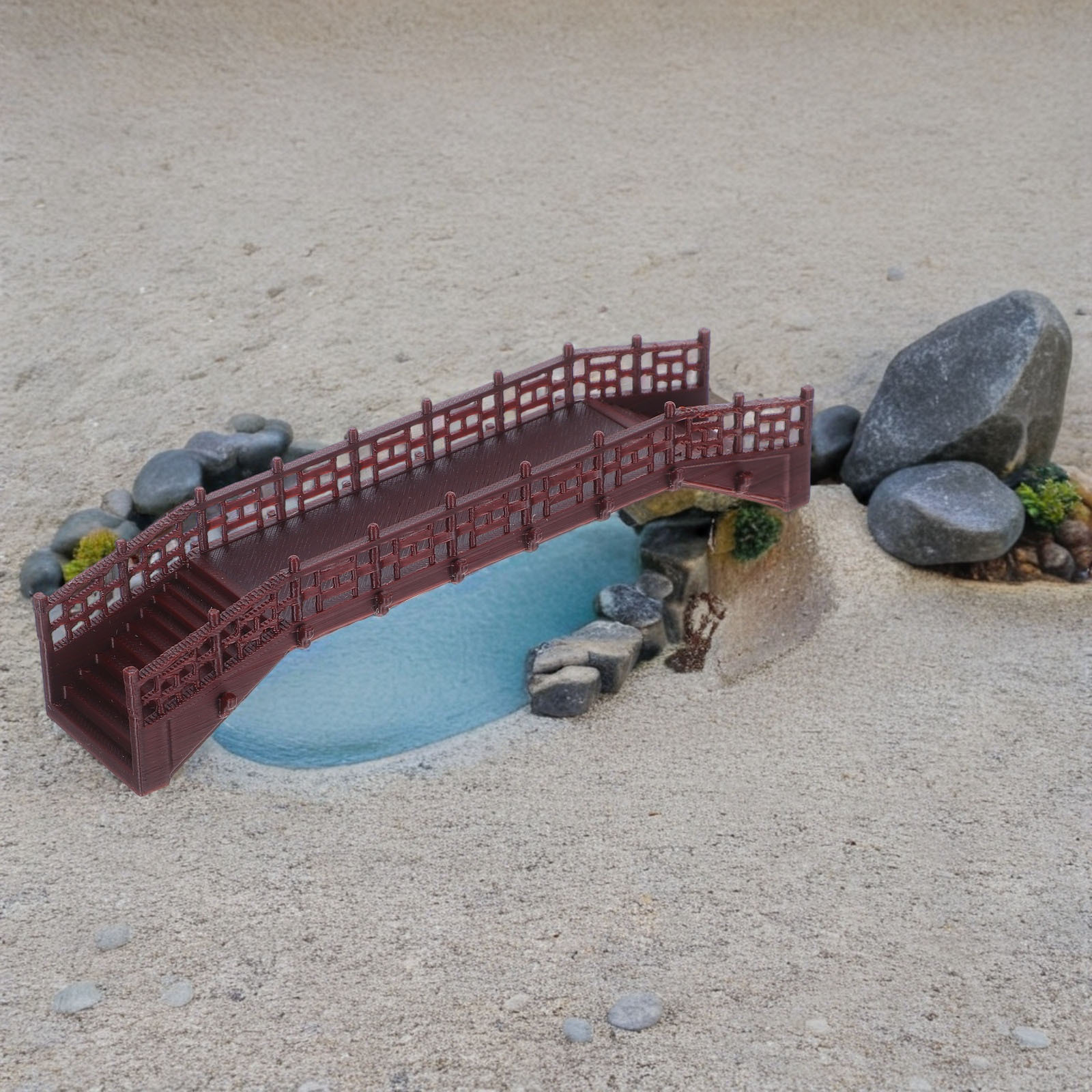 Miniaturowy mostek w stylu chi – Bonsai Garden Chinese Garden recenzja i cena